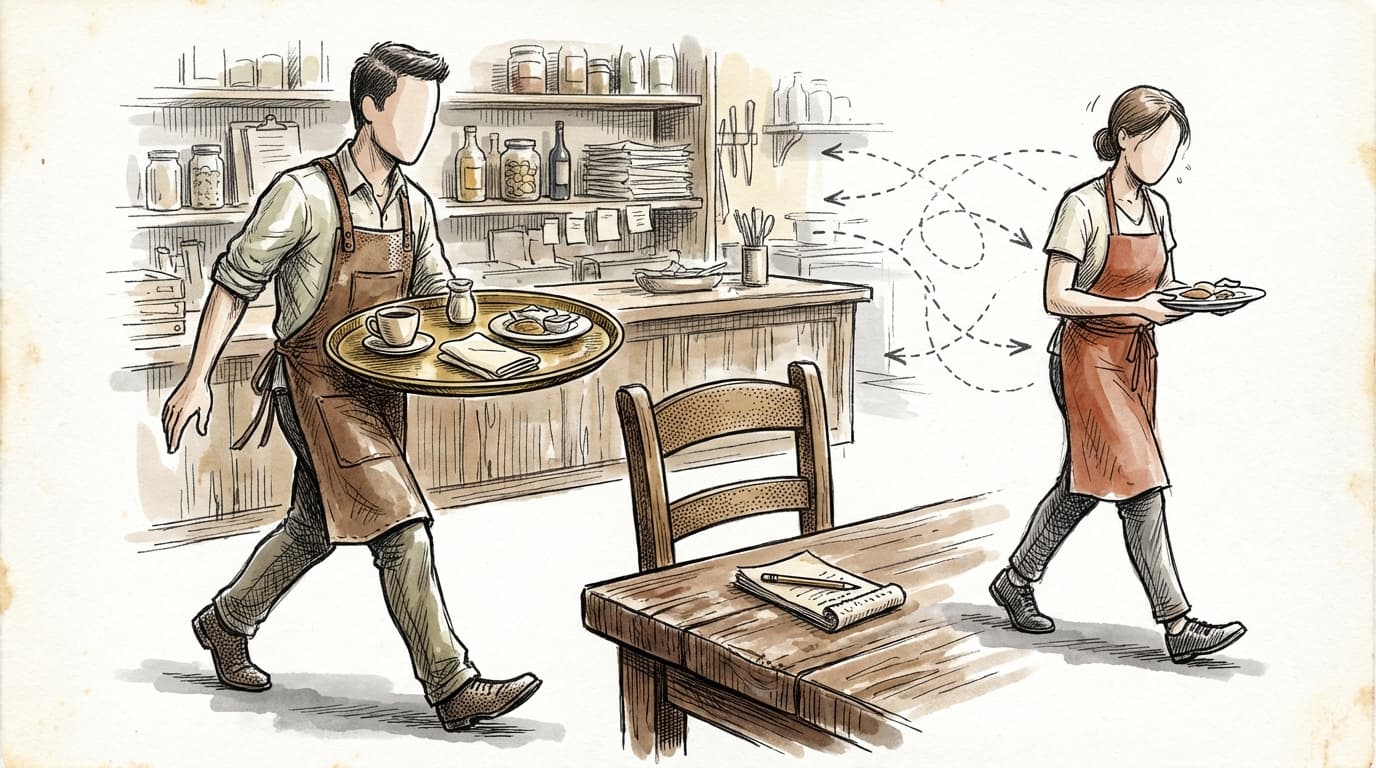 What Waiters Know About Effortless Productivity That You Don’t